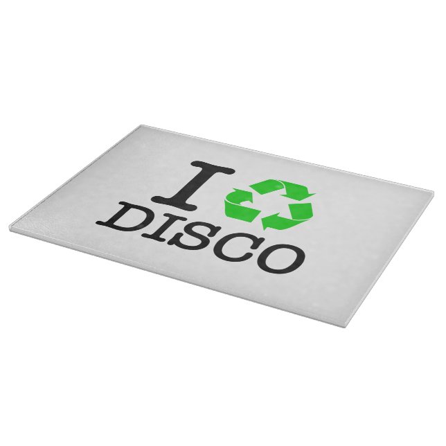 Ich Recycelte Disco Schneidebrett (Ecke)