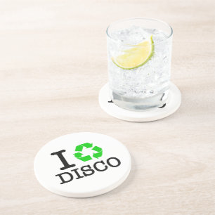 Ich Recycelte Disco Untersetzer