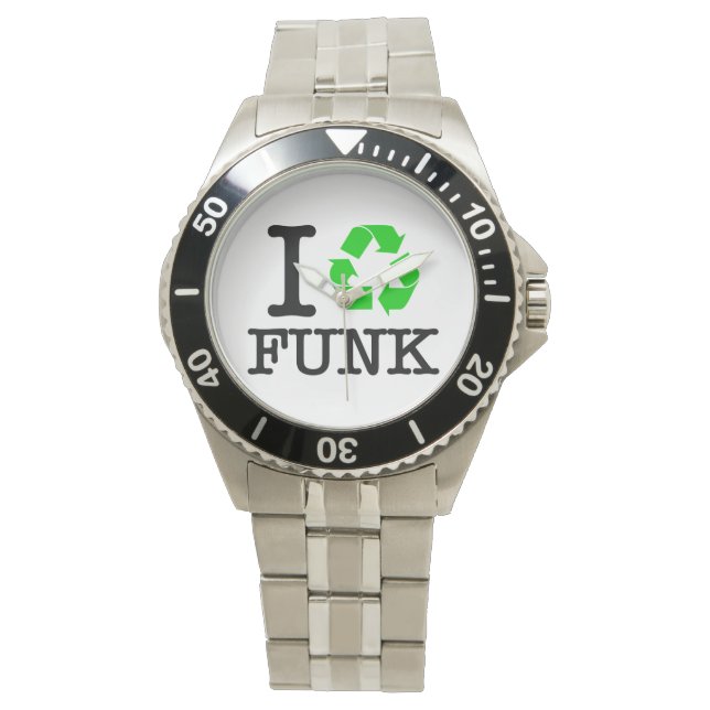 Ich Recycelte Funk Armbanduhr (Vorderseite)