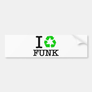 Ich Recycelte Funk Autoaufkleber