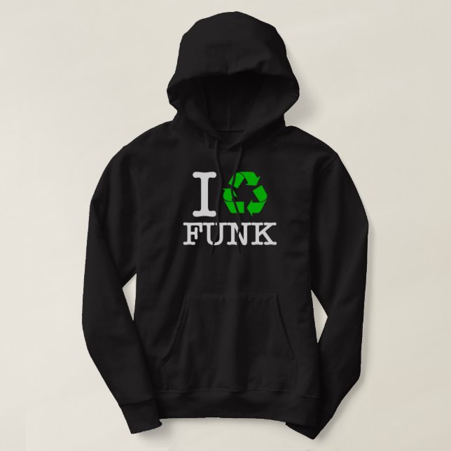 Ich Recycelte Funk Hoodie (Design vorne)