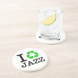 Ich Recycelte Jazz Getränkeuntersetzer