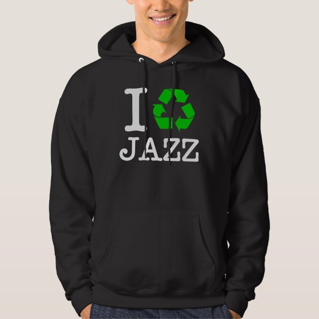 Ich Recycelte Jazz Hoodie (Vorderseite)