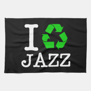 Ich Recycelte Jazz Küchentuch