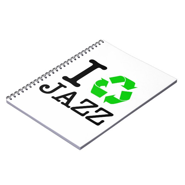 Ich Recycelte Jazz Notizblock (Linke Seite)