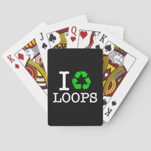 Ich Recycelte Loops Spielkarten