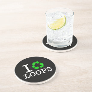 Ich Recycelte Loops Untersetzer