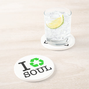 Ich Recycelte Soul Getränkeuntersetzer