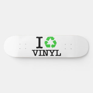 Ich Recycelte Vinyl Skateboard