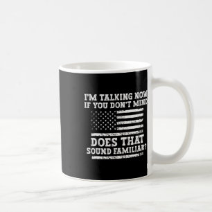 Ich rede jetzt Shirt Trump Kamala Debatte Lustig T Kaffeetasse