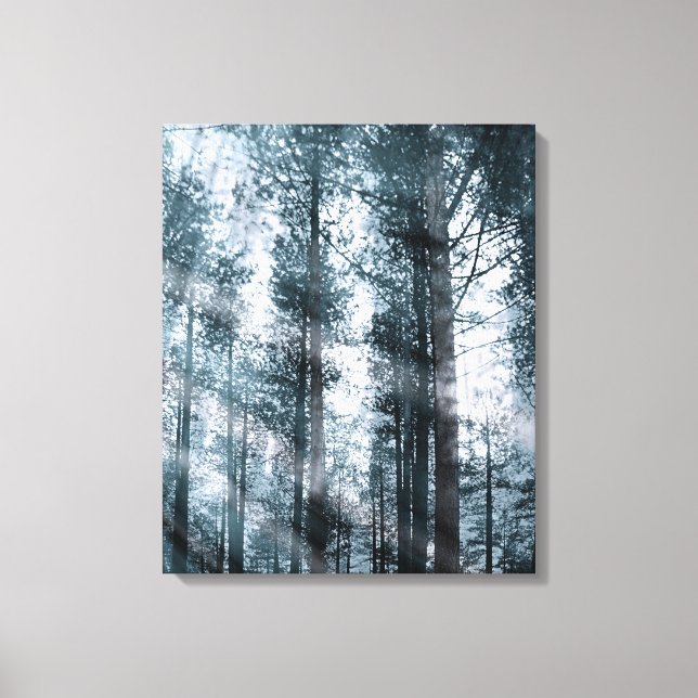 Ich rede mit den Bäumen... Leinwanddruck (Vorderseite)