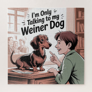 Ich rede nur mit meinem Wiener Hund