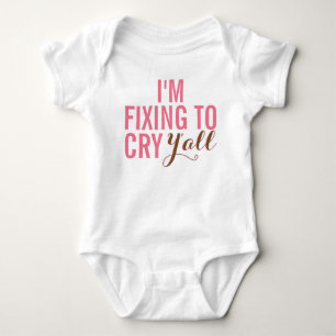 Ich regele, um zu schreien Sie Baby-Ausstattung Baby Strampler