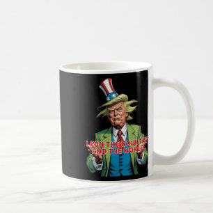 Ich regiere das Land und die Welt, lustiger Trump Kaffeetasse