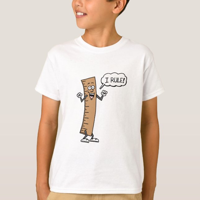 Ich reguliere die Cartoon-Regel für Kinder T-Shirt (Vorderseite)