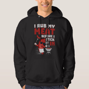 Ich reibe mein Fleisch ein, bevor ich es in Design Hoodie