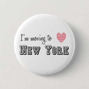 Ich reise nach New York Button