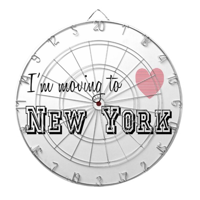 Ich reise nach New York Dartscheibe (vorne)