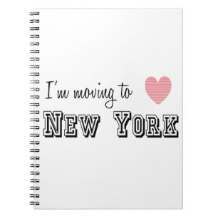 Ich reise nach New York Notizblock