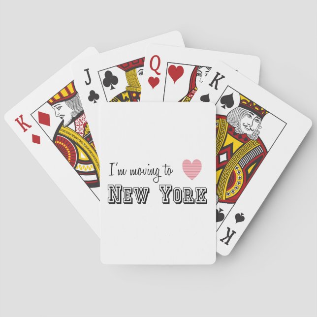 Ich reise nach New York Spielkarten (Rückseite)