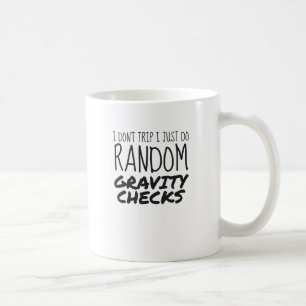 Ich reise nicht einfach nur zufällige Gravity-Karo Kaffeetasse
