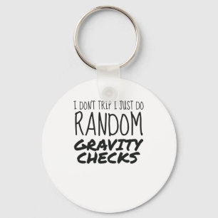 Ich reise nicht einfach zufällige Gravity-Karo un Schlüsselanhänger