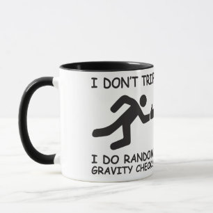 Ich reise nicht. Ich mache Random Gravity Karos Tasse