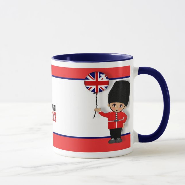 Ich reiste zu London-Tasse Tasse (Rechts)