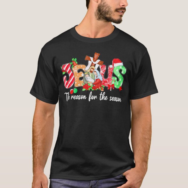 Ich renne auf Jesus und Julie Funny Christ Jesus L T-Shirt (Vorderseite)