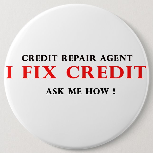 Ich repariere Credit Button Credit Repair Agent (Vorderseite)