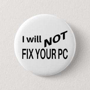 Ich repariere NICHT Ihr PC Button