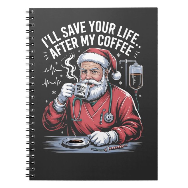 Ich Rett dein Leben nach meinem Kaffeehaus Notizblock (Vorderseite)