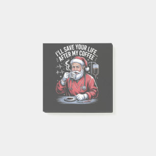 Ich Rett dein Leben nach meinem Kaffeehaus Post-it Klebezettel