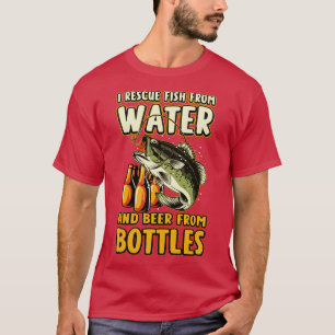 Ich rette Fische aus Wasser und Bier aus Flaschen T-Shirt