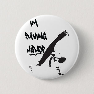 Ich rette Hiphop Button