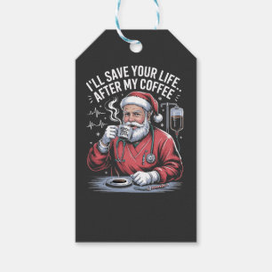 Ich rette Ihr Leben nach meinem Kaffee-Weihnachtsm Geschenkanhänger