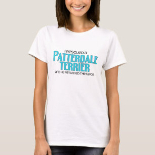 Ich rettete ein Patterdale Terrier (männlicher T-Shirt