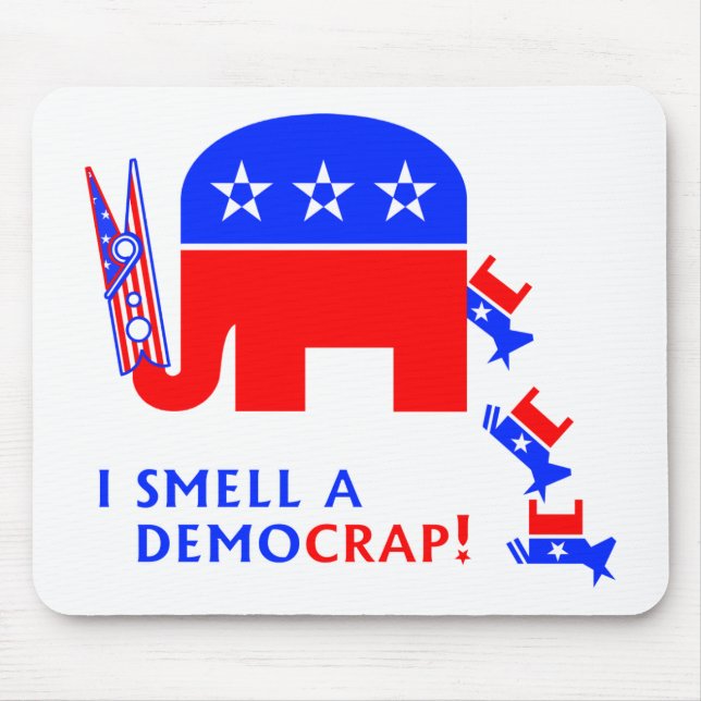 Ich rieche ein Democrap Mousepad (Vorne)