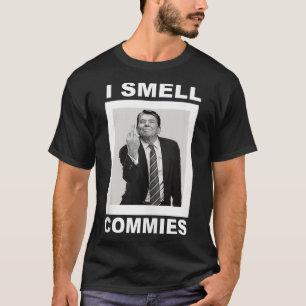 Ich rieche Kommunisten komisch Ronald Regan T-Shirt