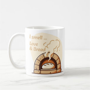 Ich rieche Liebe und Brot Kaffeetasse