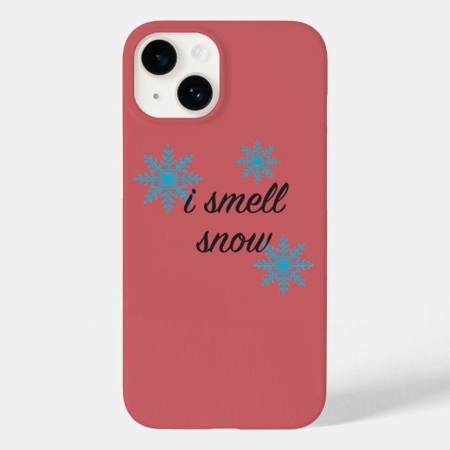 Ich rieche Schneeflocke Case-Mate iPhone 14 Hülle (Rückseite)