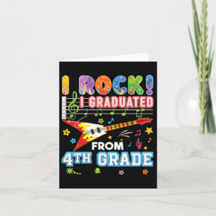 Ich Rock Abitur von der 4. Klasse Graduate letzten Karte