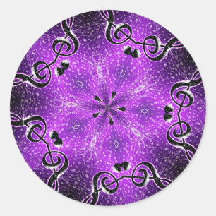 Ich Rock, du Rock!_ Runder Aufkleber