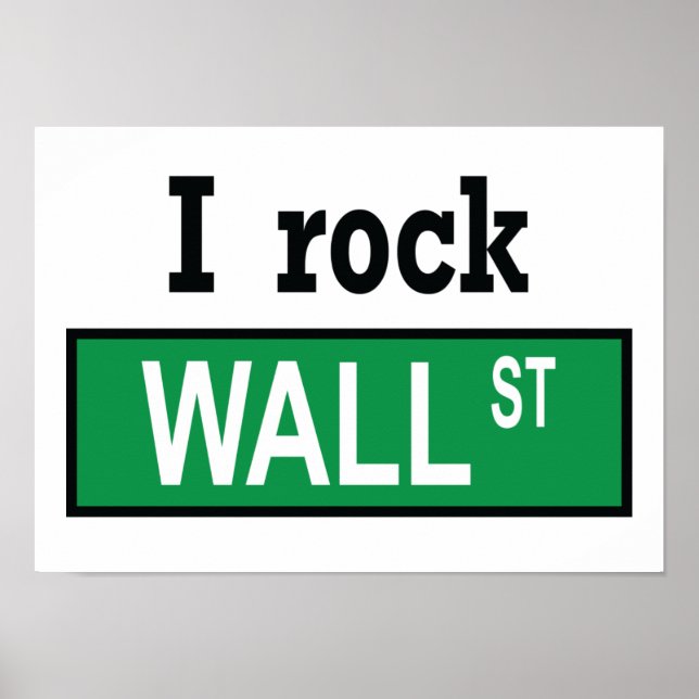 Ich rock Wall Street - Poster (Vorne)