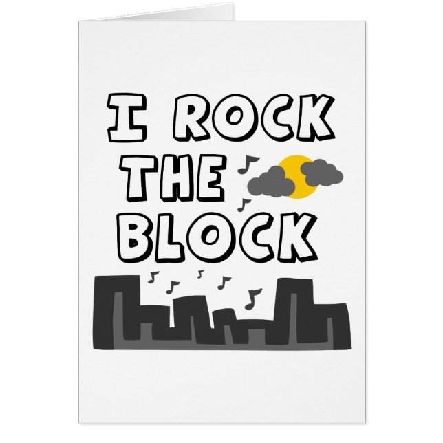 Ich rocke den Block (Vorne)