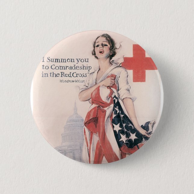 Ich rufe Sie zur Kameradschaft zusammen Button (Vorderseite)