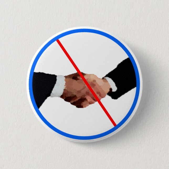 Ich rüttele nicht Handknopf Button (Vorderseite)