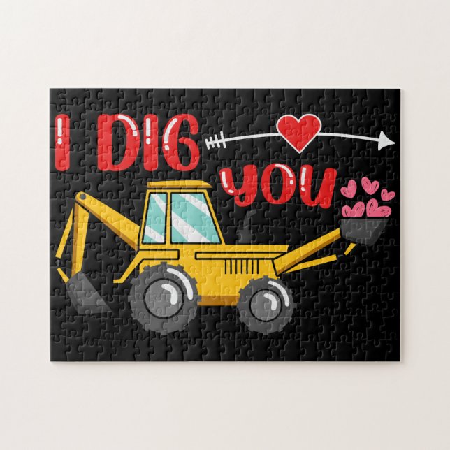 Ich sage dir Backhoe Valentine (Horizontal)