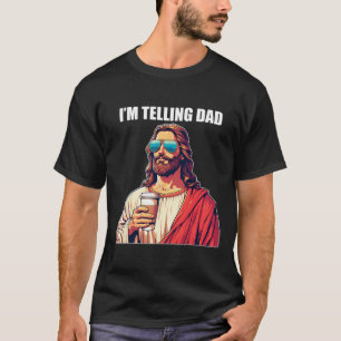 Ich sage es Papa T-Shirt Lustig Religiös Christlic