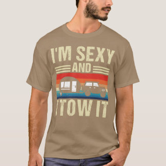 Ich sage es und ziehe es lustiges Wohnwagen-Campin T-Shirt
